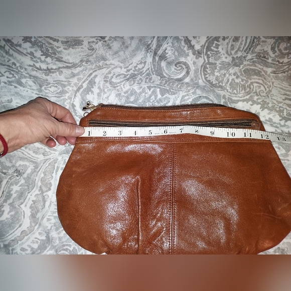 Vintage Leather large Clutch by Tano - Picture 5 of 7